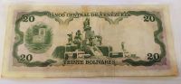 Лот: 20947111. Фото: 2. Венесуэла 20 боливар 1990. Банкноты