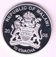 Лот: 11860609. Фото: 2. Малави 10 квача 2005г. Коала. Монеты