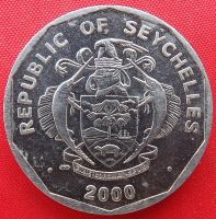 Лот: 4017915. Фото: 2. (№3374) 5 рупий 2000 (Сейшельские... Монеты