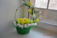 Лот: 7068746. Фото: 2. Букет (корзина) из конфет!. Ручная работа