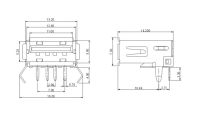 Лот: 15323388. Фото: 4. Разъём USB(гнездо USB, мама...