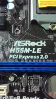 Лот: 7987735. Фото: 2. Материнская плата ASRock H55M-LE... Комплектующие