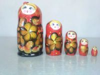 Лот: 15881066. Фото: 3. Матрешка ХОХЛоМА цветная роспись... Сувениры, подарки