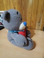 Лот: 17174064. Фото: 2. Мишка с сердечком. Ручная работа