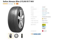 Лот: 20076562. Фото: 7. шины 215/60 R17 Sailun Atrezzo...
