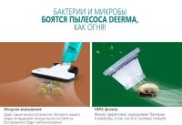 Лот: 10754268. Фото: 2. Вертикальный пылесос Deerma DX128C... Мелкая бытовая техника
