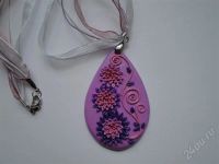 Лот: 345637. Фото: 2. Изделия из полимерной глины подвеска... Ювелирные изделия, бижутерия, часы