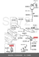 Лот: 25649584. Фото: 2. F220-20-490 Фильтр топливный Mazda. Автозапчасти