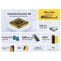 Лот: 17775894. Фото: 2. Poco M3 Pro (новый) 4 / 64 синий. Смартфоны, связь, навигация