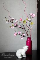 Лот: 7019306. Фото: 2. Интерьерная веточка сакуры. Предметы интерьера