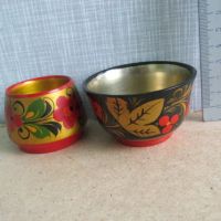 Лот: 22375554. Фото: 3. Солонка конусная набор 2 шт. дерево... Сувениры, подарки