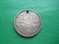 Лот: 22836633. Фото: 2. Латвия 5 лат 1932 г.,24,77 гр... Монеты
