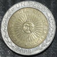 Лот: 20039268. Фото: 2. Экзотика с рубля (81805) Аргентина. Монеты