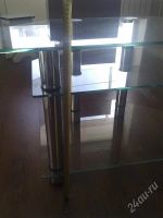 Лот: 2483055. Фото: 3. Стеклянная тумба под телевизор. Мебель