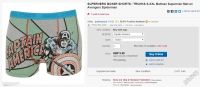 Лот: 4823622. Фото: 4. Боксеры Captain America ! Размер... Красноярск