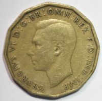 Лот: 2554296. Фото: 2. 3 пенса 1943 год. Великобритания. Монеты
