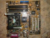 Лот: 493199. Фото: 2. ASUS P4SGX-MX/Socket478+ CPU Intel... Комплектующие