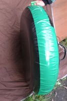 Лот: 4861960. Фото: 2. Тюбинг, санки - плюшки. Цвет черно-зеленый. Спортивные товары