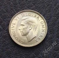 Лот: 1702346. Фото: 2. 1 шиллинг 1940 г. ,серебро, UNC... Монеты