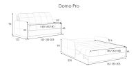 Лот: 23776800. Фото: 2. Прямой диван Domo Pro с анатомическим... Мягкая мебель