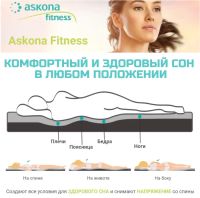 Лот: 22464360. Фото: 7. Матрас 160х200 Askona Fitness...