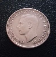 Лот: 16496602. Фото: 2. Австралия 1 шиллинг 1941 серебро. Монеты