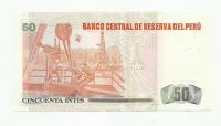 Лот: 9150437. Фото: 2. Перу. 50 инти. 1987 г. UNC. Банкноты