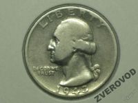 Лот: 5929146. Фото: 2. США 25 центов quarter 1943 серебро... Монеты
