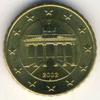 Лот: 8965575. Фото: 2. 10 евроцентов 2002 года. Германия... Монеты