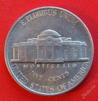 Лот: 1588166. Фото: 2. (№622) 5 центов 1993 (США). Монеты