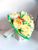 Лот: 9167659. Фото: 2. Романтика - букет из конфет. Цветы, букеты