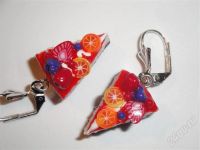 Лот: 668730. Фото: 2. Изделия из полимерной глины,серьги... Ювелирные изделия, бижутерия, часы