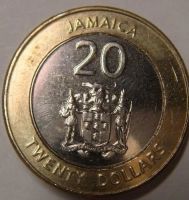 Лот: 17462691. Фото: 2. Ямайка 20 долларов 2008. Монеты