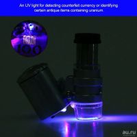 Лот: 18486678. Фото: 2. Карманный мини-микроскоп с LED... Оптические приборы