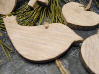 Лот: 24695947. Фото: 3. Елочные игрушки из дерева ручной... Ручная работа