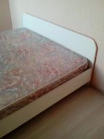 Лот: 9697975. Фото: 2. Двуспальная кровать с матрасом. Мебель для спальни