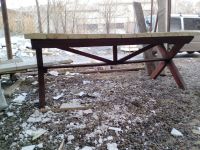 Лот: 9195163. Фото: 3. Стол садовый, тяжёлый для беседки... Красноярск