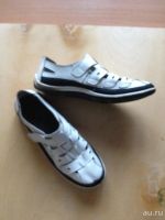 Лот: 8538974. Фото: 2. Мягкие белые летние сандалии на... Женская обувь