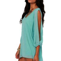 Лот: 7993871. Фото: 2. платье-туника boho шифон. цвет... Женская одежда