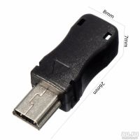 Лот: 7172876. Фото: 5. Разъём mini USB 5 pin сборный...