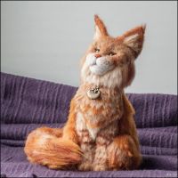 Лот: 13480966. Фото: 3. Мейн кун Портрет кота Кот валяный... Красноярск