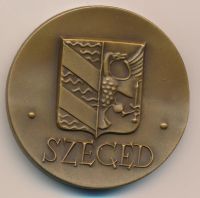 Лот: 10959391. Фото: 2. Венгрия Медаль город Сегед Szeged... Значки, медали, жетоны