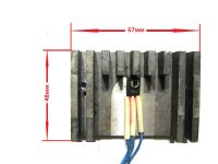 Лот: 25364134. Фото: 2. Транзисторы КТ817Б на радиаторах... Радиодетали  (электронные компоненты)