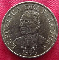 Лот: 1854016. Фото: 2. (№1794) 10 гуарани 1996 (Парагвай... Монеты