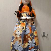 Лот: 12596033. Фото: 2. Кукла-пакетница3. Ручная работа