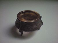 Лот: 7784437. Фото: 7. Солонка мельхиор мини-вазочка...