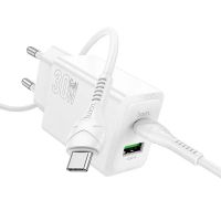 Лот: 25794836. Фото: 3. СЗУ HOCO N71 1A1C+Type-C(C-C... Смартфоны, связь, навигация