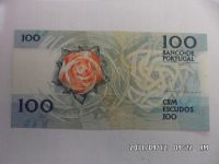 Лот: 10842438. Фото: 2. Португалия 100 эскудо 1986г UNC... Банкноты