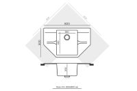 Лот: 24312074. Фото: 3. Мойка врезная с крылом POLYGRAN... Строительство и ремонт