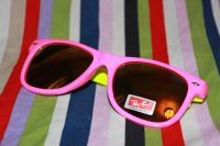 Лот: 4011857. Фото: 5. Очки Ray Ban Розово-желтый с зеркальными...